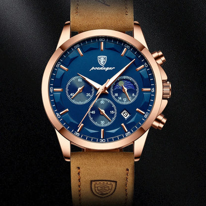 Relógio Masculino com Pulseira de Couro P. Changretta