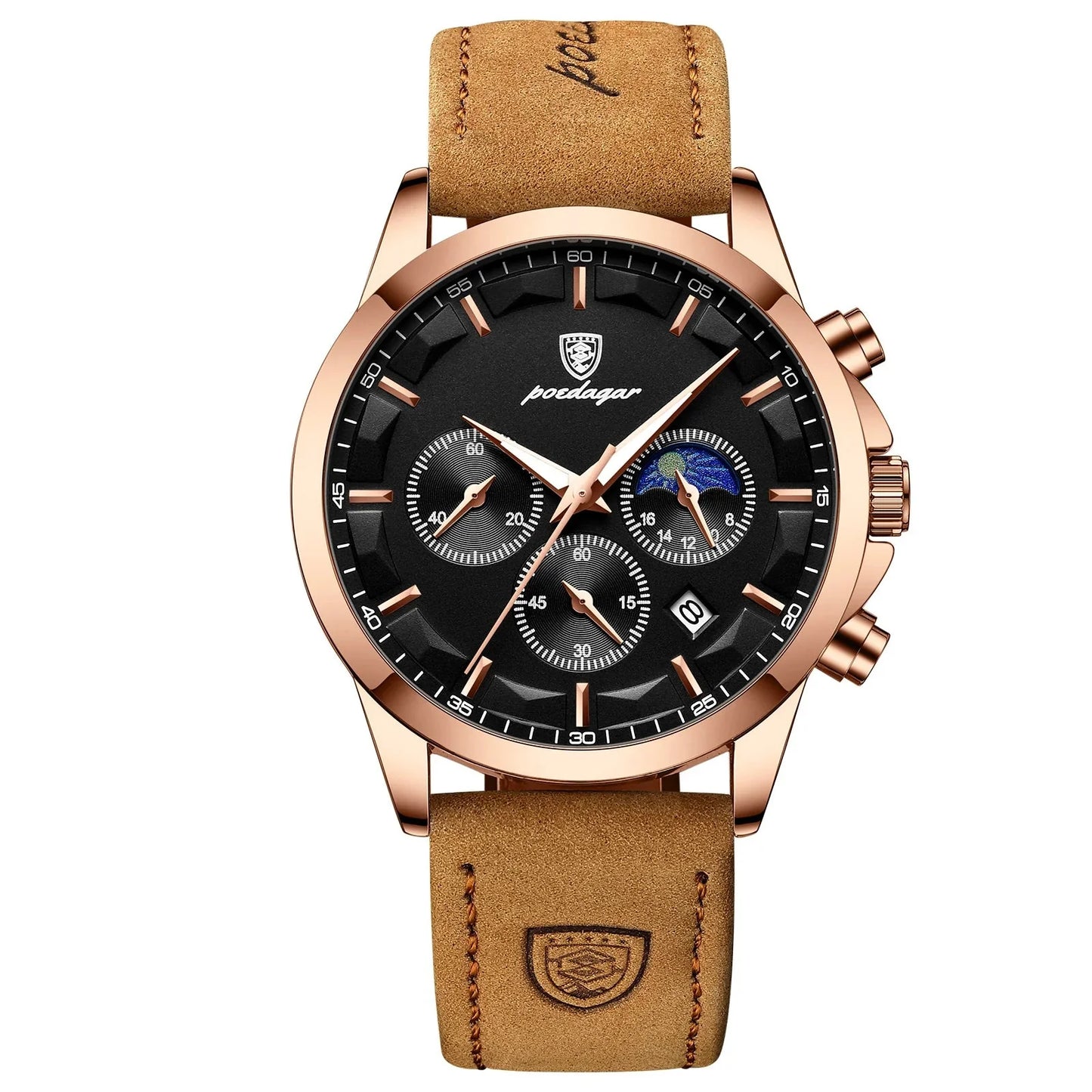 Relógio Masculino com Pulseira de Couro P. Changretta