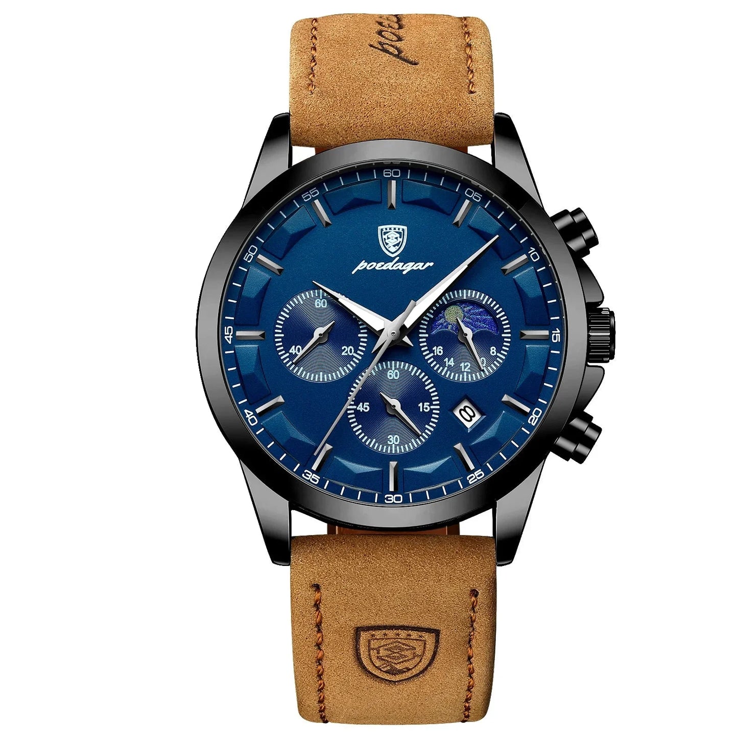 Relógio Masculino com Pulseira de Couro P. Changretta